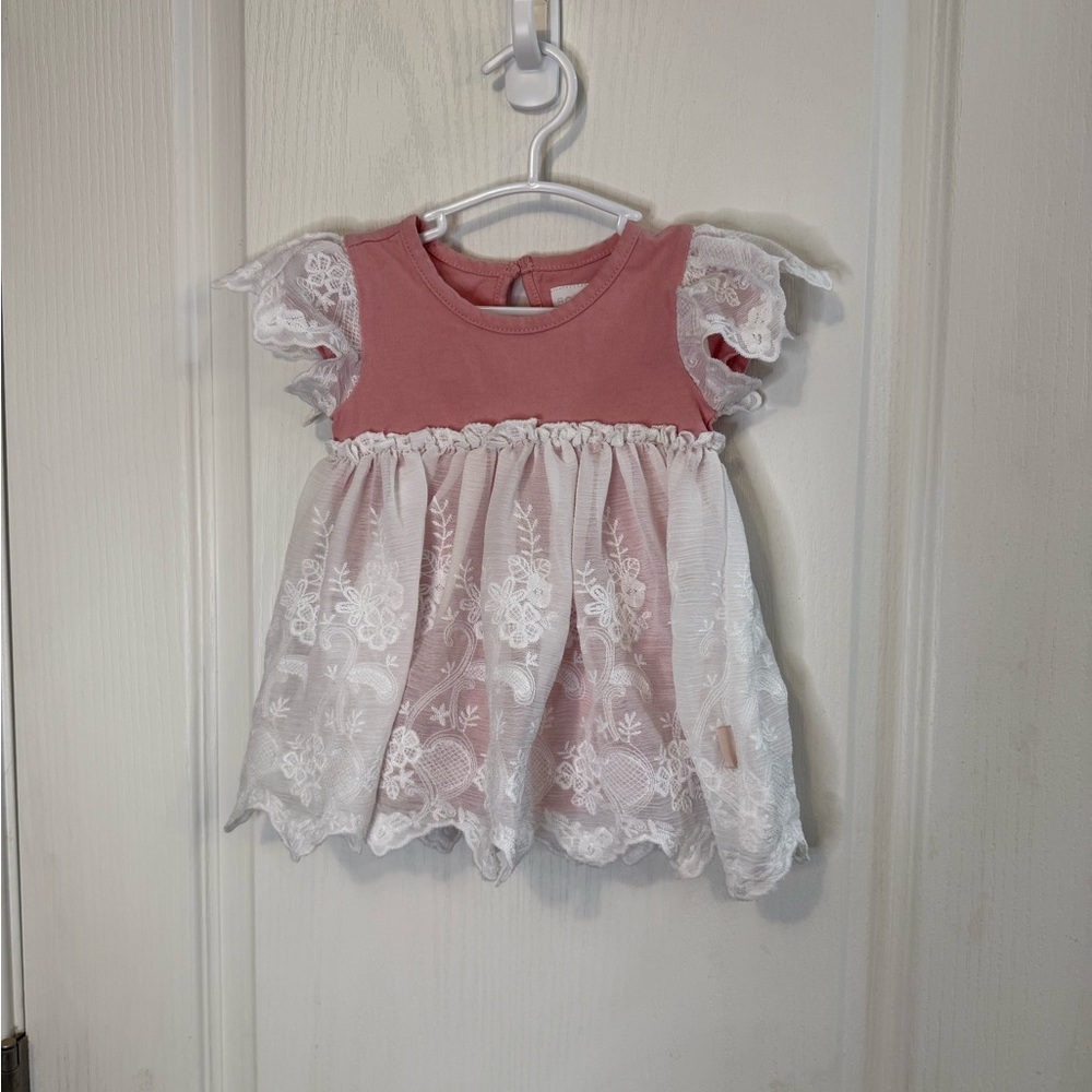 BCBGirls Soft Pink Baby Top